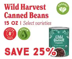 Market of Choice Wild Harvest canned beans offer