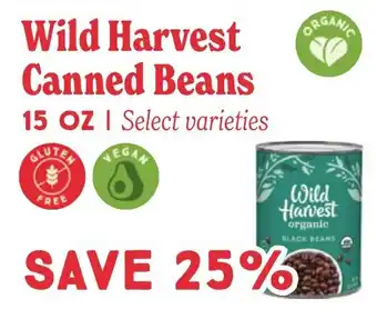 Wild Harvest canned beans