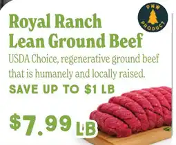 Market of Choice Royal Ranch Lean Ground Beef offer