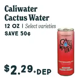 Market of Choice Caliwater Cactus Water offer