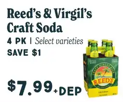 Market of Choice Reed's Craft Soda offer