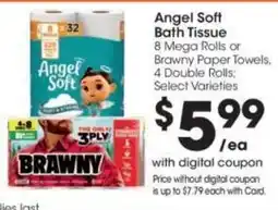 Kroger Angel Soft Bath Tissue offer