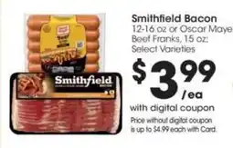 Kroger Smithfield Bacon offer