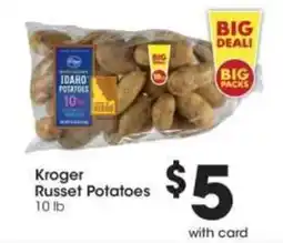 Kroger Kroger Russet Potatoes offer