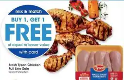 Kroger Fresh Tyson Chicken offer