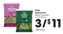 Kroger Dole Salad Kits offer