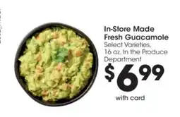 Kroger In-Store Made Fresh Guacamole offer