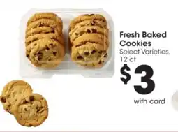 Kroger Fresh Baked Cookies offer