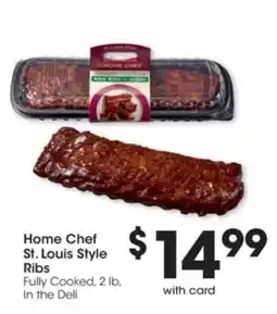 Kroger Home Chef St. Louis Style Ribs offer
