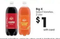 Kroger Big K cola offer