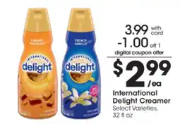 Kroger International Delight Creamer offer