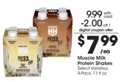 Kroger Muscle Milk Protein Shakes offer