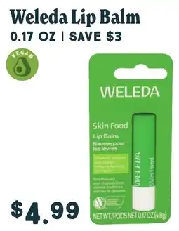 Market of Choice Weleda Lip Balm offer