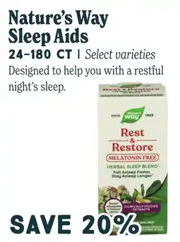 Market of Choice Nature's Way Sleep Aids offer