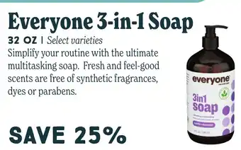 Everyone 3-in-1 Soap