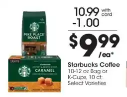 Kroger Starbucks Coffee offer