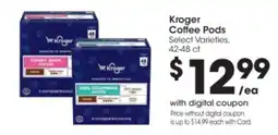 Kroger Kroger coffee pods offer