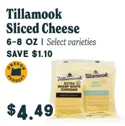Market of Choice Tillamook sliced cheese offer
