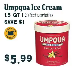Market of Choice Umpqua ice cream offer