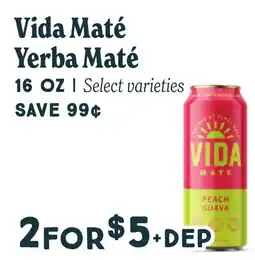 Market of Choice Vida Mate Yerba Mate offer