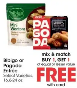 Kroger Bibigo or Pagoda Entrée offer