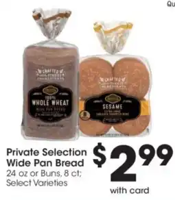Kroger Private Selection Wide Pan Bread offer