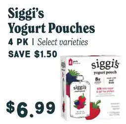 Market of Choice Siggi's Yogurt Pouches offer