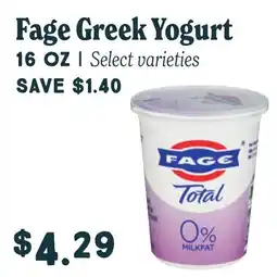 Market of Choice Fage Greek Yogurt offer