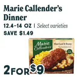 Market of Choice Marie Callender's Dinner offer