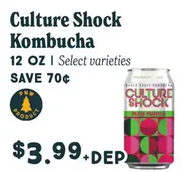 Market of Choice Culture Shock Kombucha offer