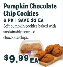 Market of Choice Pumpkin Chocolate Chip Cookies offer