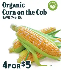 Market of Choice Organic Corn on the Cob offer