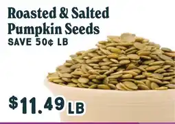 Market of Choice Roasted & Salted Pumpkin Seeds offer