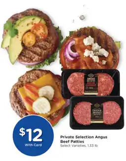 Kroger Private Selection Angus Beef Patties offer
