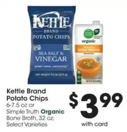 Kroger Kettle Brand Potato Chips offer