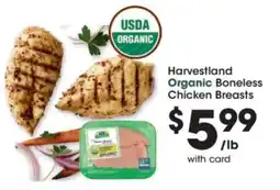 Kroger Harvestland Organic Boneless Chicken Breasts offer