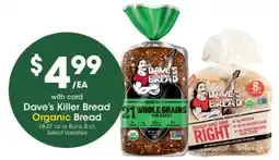 Kroger Dave's Killer Bread Organic Bread offer