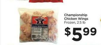 Food 4 Less Championship Chicken Wings offer