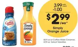 Pick'n Save Simply Orange Juice offer