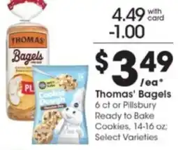 Pick'n Save Thomas' Bagels offer