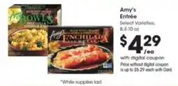 Pick'n Save Amy's Entrée offer