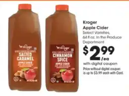 Pick'n Save Kroger apple cider offer