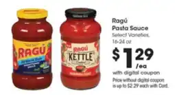 Pick'n Save Ragú Pasta Sauce offer