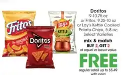 Pick'n Save Doritos or Fritos or Lay's Kettle Cooked Potato Chips offer