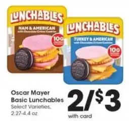 Pick'n Save Oscar Mayer Basic Lunchables offer