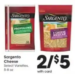 Pick'n Save Sargento Cheese offer