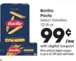 Pick'n Save Barilla Pasta offer