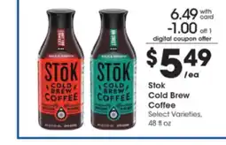 Pick'n Save Stok Cold Brew Coffee offer