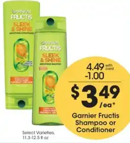 Pick'n Save Garnier Fructis Shampoo or Conditioner offer