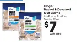 Pick'n Save Kroger Peeled & Deveined Gulf Shrimp offer